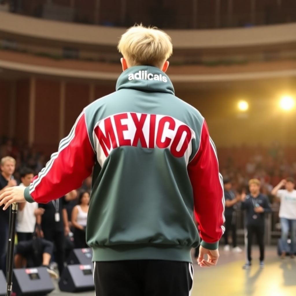 Namjoon de Bts luce méxico con chamarra adidas x willy chavarria en mundial 2026