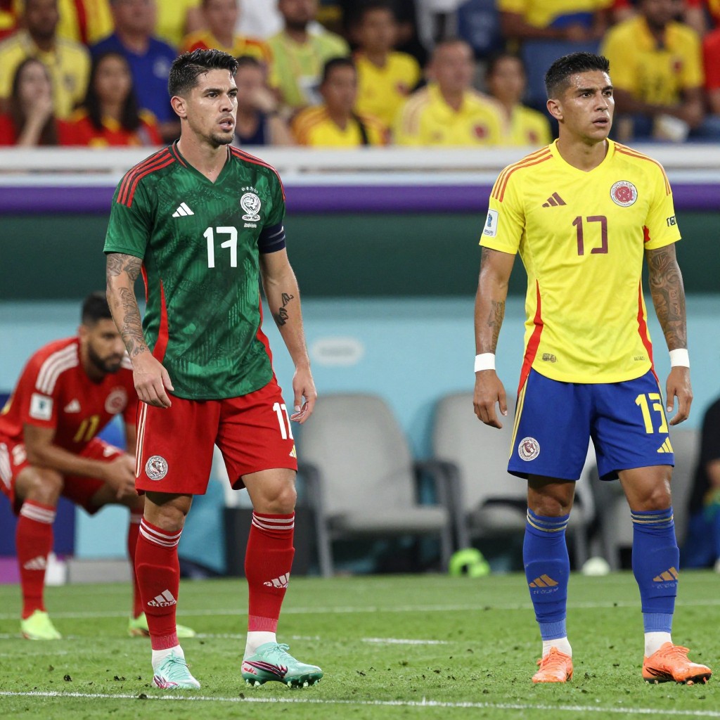 Chucky lozano y luis chávez rozan el gol ante colombia y ponen nervioso a rafa márquez