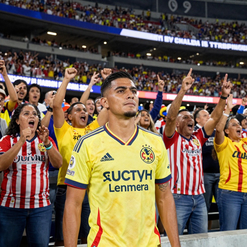 Richy ledezma encara a la afición del américa en el triunfo de chivas